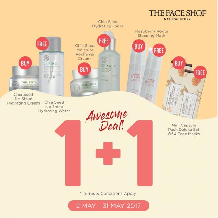 THEFACESHOP 1+1 Promotion