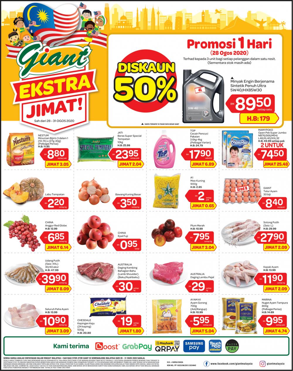 Giant Weekend Promotion 28 August 2022 31 August 2022 