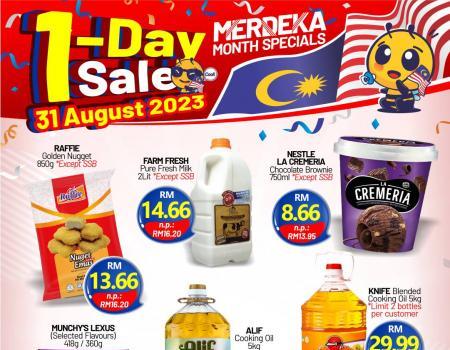 Sunshine Merdeka 1 Day Sale (31 Aug 2023)