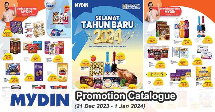 MYDIN 2024 New Year Promotion Catalogue (21 Dec 2023 - 1 Jan 2024)