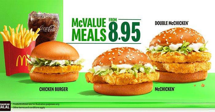 McDonald's McValue Meals: Enjoy from RM8.95 in Malaysia